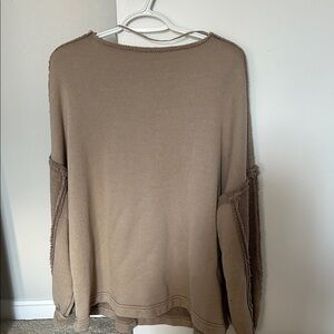 Free People Women's Tan Sweater size small